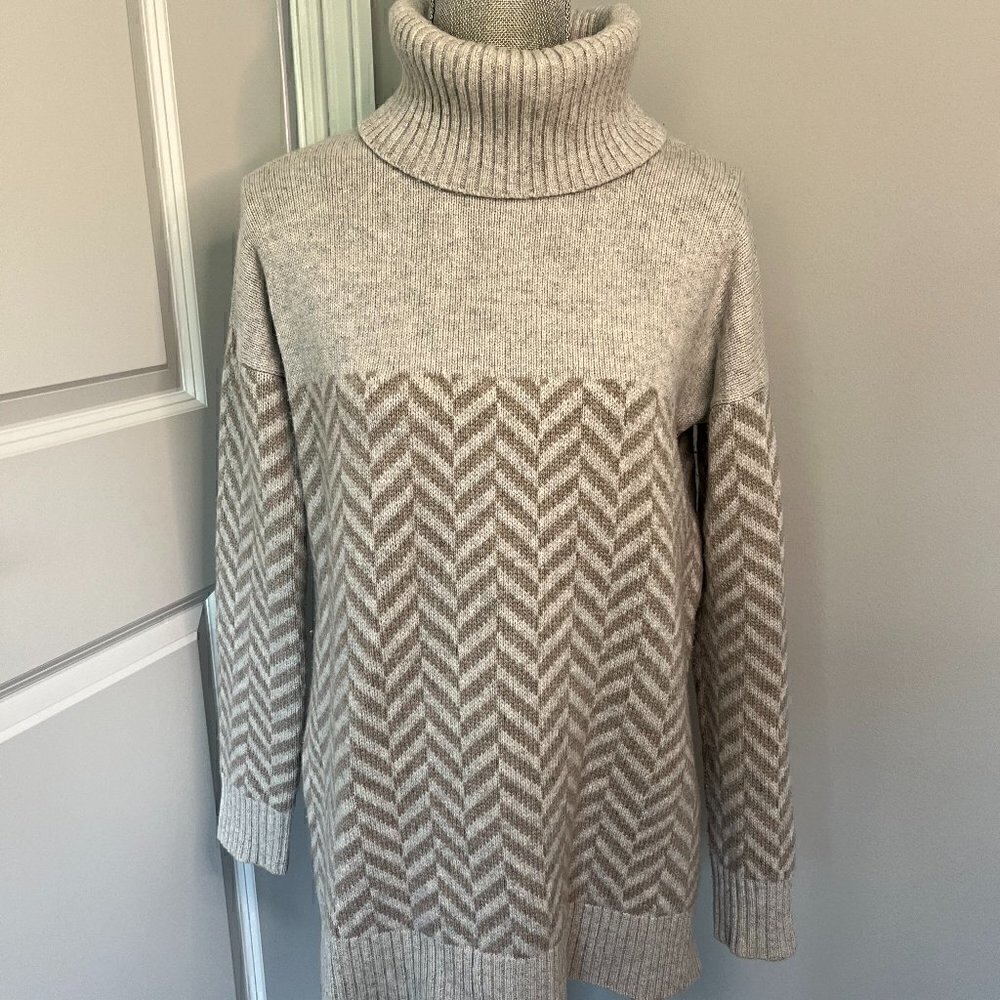 Athleta Women's Wool Cashmere Ridgecrest Turtleneck Sweater Size S
